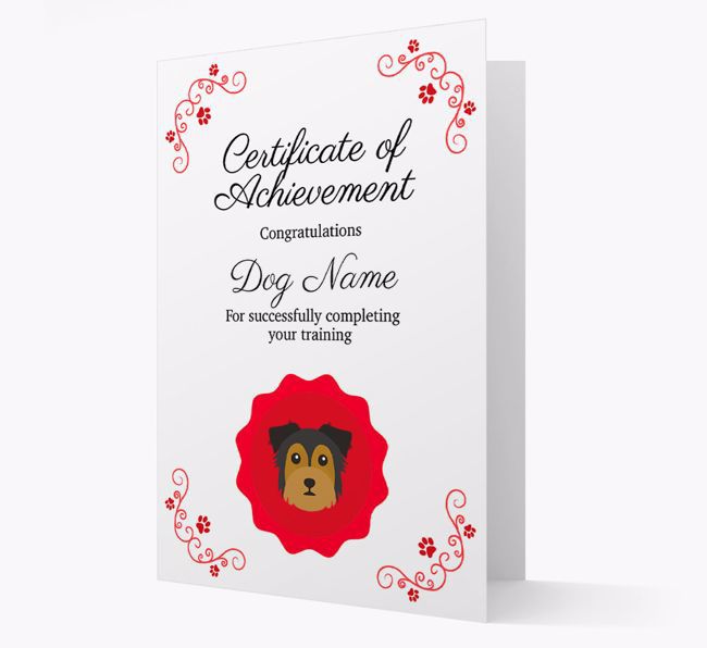 Graduation Certificate: Personalised {breedFullName} Card